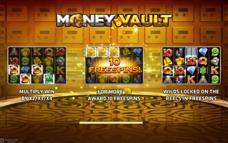 รีวิวเกมสล็อต Money Vault