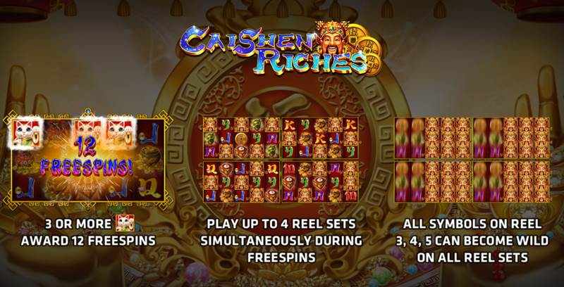 รีวิวเกม Caishen Riches สล็อต full slot แตกจริง ปี2021
